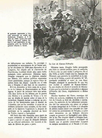 LAMINA 14924: Grabado de Lincoln en Richmond