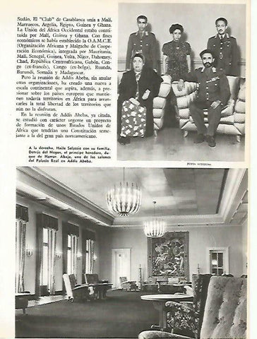 LAMINA 14922: Haile Selassie y su familia