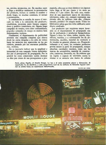 LAMINA 14928: Plaza Pigalle de Paris