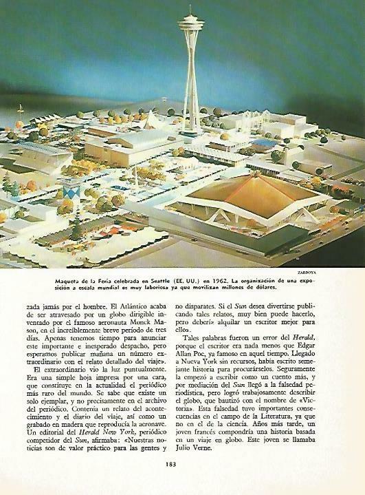 LAMINA 14929: Maqueta de la Feria de Seattle en 1962