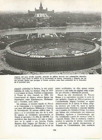 LAMINA 14943: Estadi Loujniki de Moscu