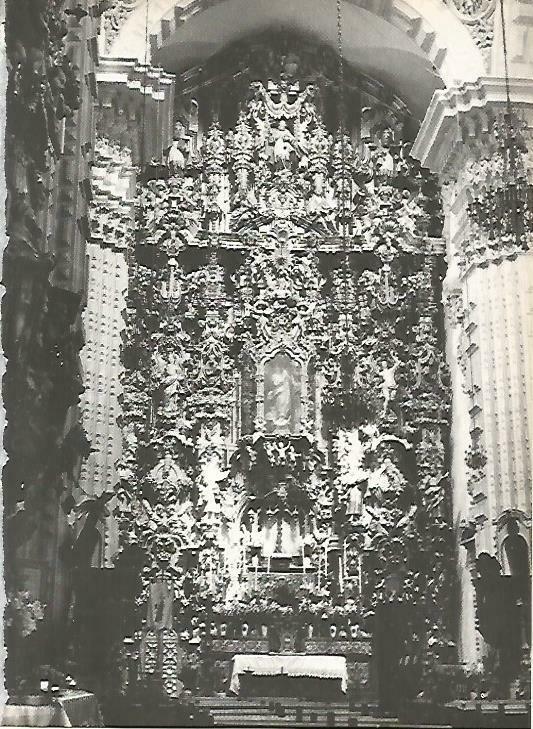 LAMINA 14868: Altar de Santa Prisca en Taxco, Mexico