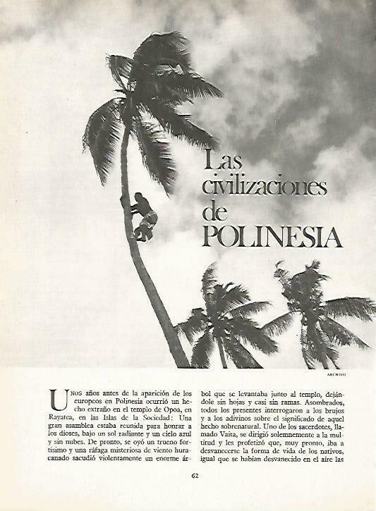 LAMINA 14904: Polinesia