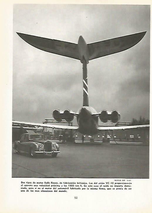 LAMINA 14901: Motor Rolls Royce para coche y avion