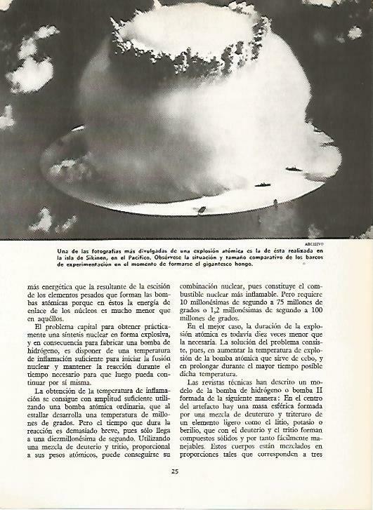 LAMINA 14894: Explosion atomica en la isla de Sikinen