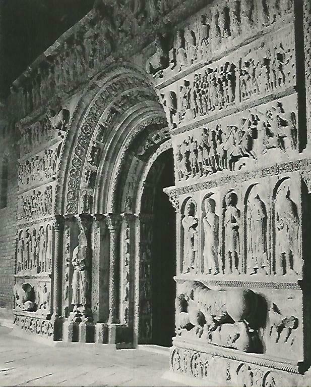 LAMINA 14681: Puerta del Monasterio de Ripoll