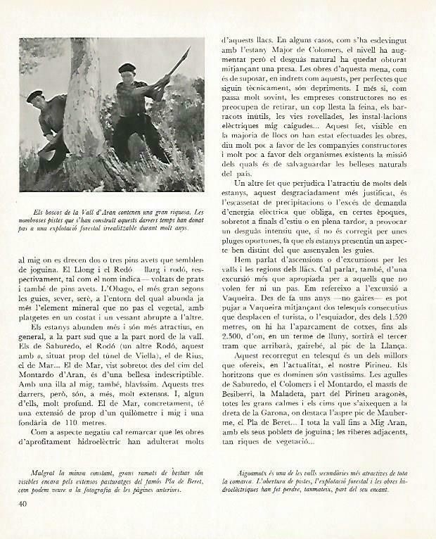 LAMINA 14624: Leñadores del Vall d'Aran