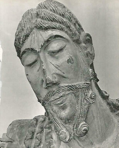 LAMINA 14621: Detalle del Santo Cristo de Medio Aran