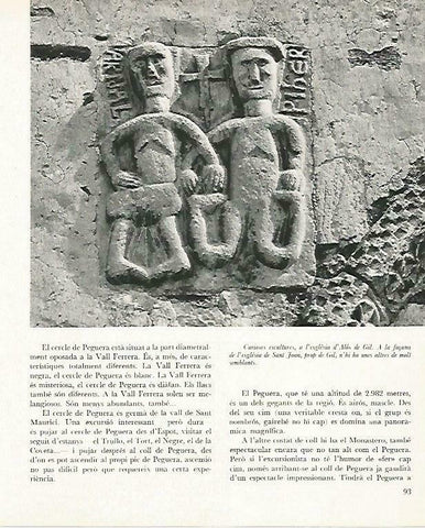 LAMINA 14640: Esculturas de la iglesia de Alos de Gil