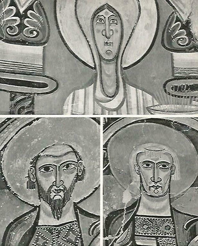 LAMINA 14633: Detalle de las pinturas de Taüll
