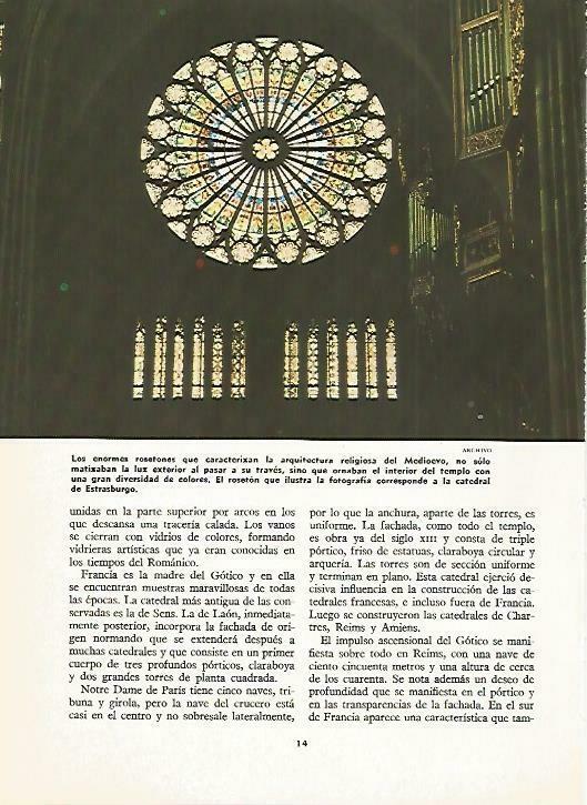 LAMINA 14751: Roseton de la catedral de Estrasburgo