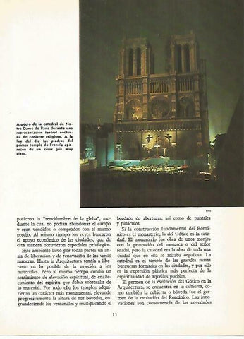 LAMINA 14750: Interior de Notre Dame de Paris