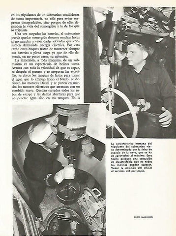 LAMINA 14777: Tripulantes de submarino