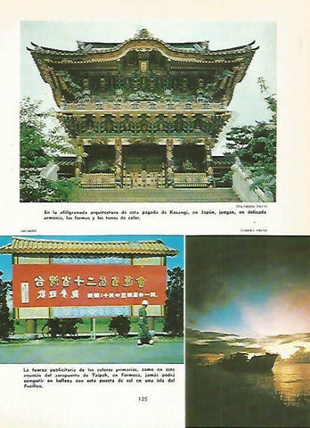 LAMINA 14776: Pagoda de Kosangi y aeropuerto de Taipeh, Japon
