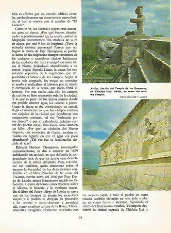 LAMINA 14769: Templo de los Guerreros en Chichen Itza, Mexico