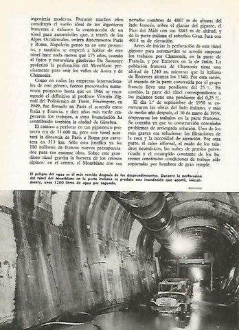 LAMINA 14765: Perforacion del tunel del Montblanc