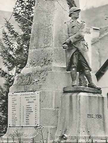 LAMINA 14702: Monumento a los caidos en la Primera Guerra Mundial