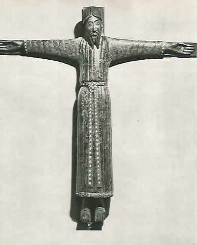 LAMINA 14720: Cristo, escultura romanica en Beget