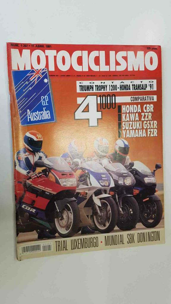 Revista Motociclismo: num 1207 abril 1991 - Mundial de SBK y Europeo de Velocidad