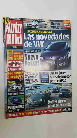 Autobild: num 237, 28/5/2010 - Resultados Auto Bild Design Award