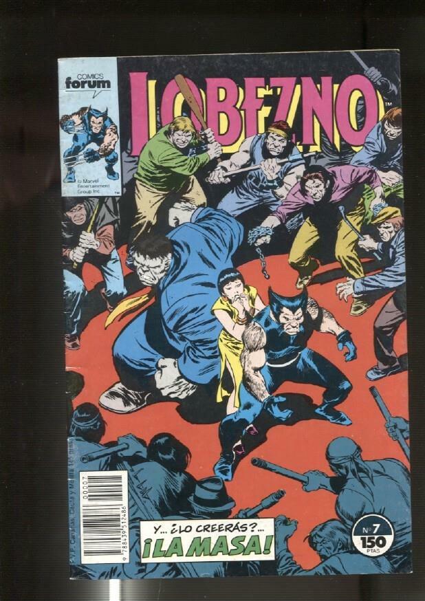 Lobezno volumen 1 numero 07 (numerado 2 en trasera)