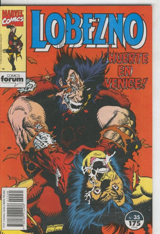 Planeta: Lobezno volumen 1 numero 35: Muerte en Venice (poster central numero 225 dedicado a Wolverine)