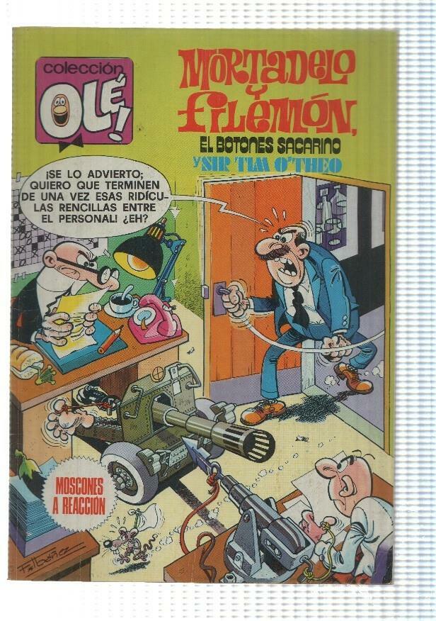 Coleccion Ole numero 175: Mortadelo y Filemon: Moscones a reaccion+ El Botones Sacarino + Sir Tim O+theo