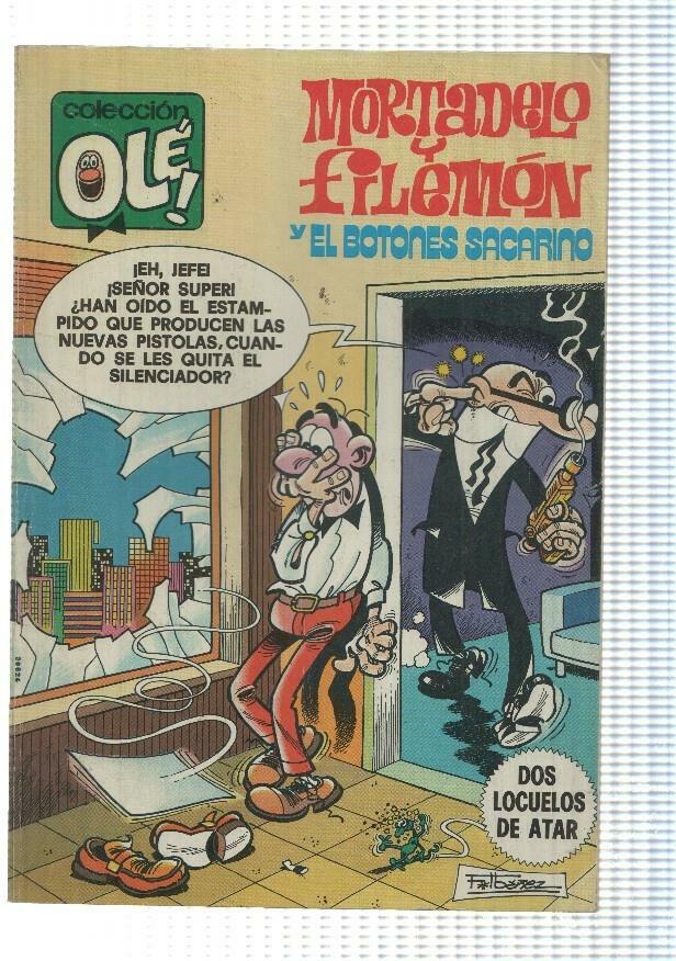 Coleccion Ole numero 188: Mortadelo y Filemon: Dos locuelos de atar + El Botones Sacarino