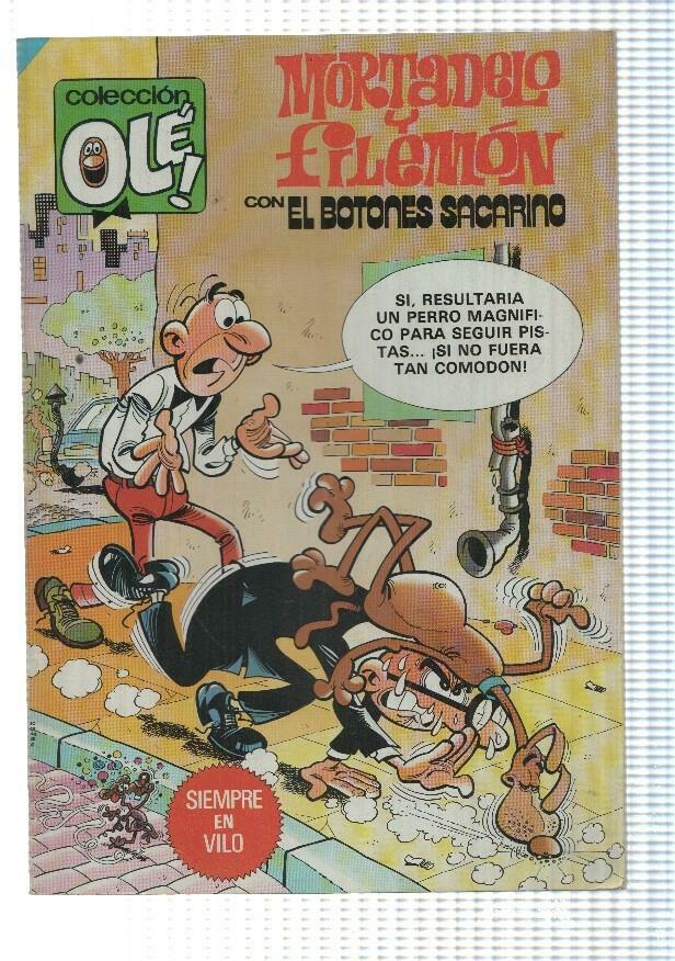 Coleccion Ole numero 208: Mortadelo y Filemon: Siempre en vilo + El Botones Sacarino