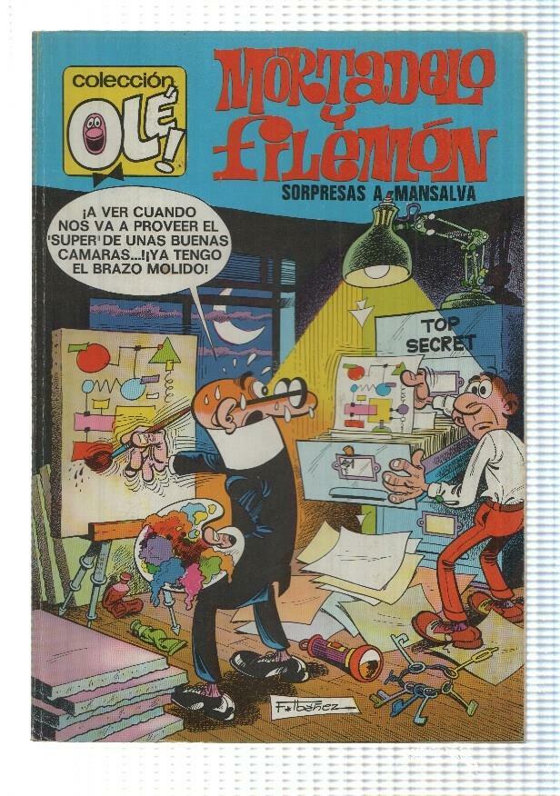Coleccion Ole numero 091: Mortadelo y Filemon: Sorpresas a mansalva