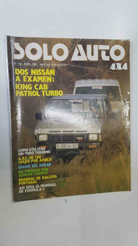 Solo Auto 4x4 num 53 abril 1987 - Como utilizar un todo terreno, Guia practica del desierto