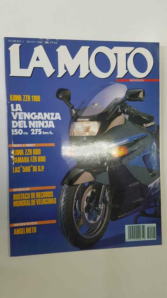 La Moto num 01 mayo 1990 - Entrevista a Angel Nieto, reportajes: Bultaco de records, mundial de velocidad