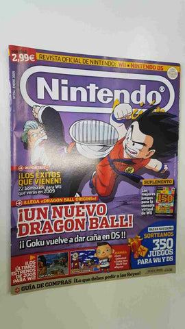 Revista Oficial, Nintendo Accion: num 194, ene 2009. Incluye catalogo con los 150 mejores juegos para la CV de Wii