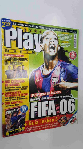 Play2 Mania: num 79 - Guia Tekken 5, reportajes: Fifa 06, Las Cronicas de Narcoa