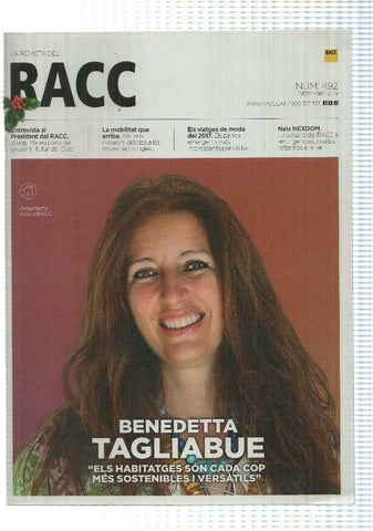 La Revista del RACC num 492 desembre 2016 - Entrevista a Benedetta Tagliabue