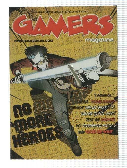 Gamers Magazine: num 34 año III, marzo 08. Entrevista a Alexei Pajitnov creador de Tetris. Preview Ninja Gaiden 2
