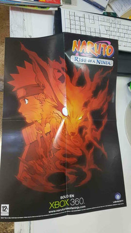 Poster: Naruto Rise of a Ninja. Dimensiones 60x41 cm