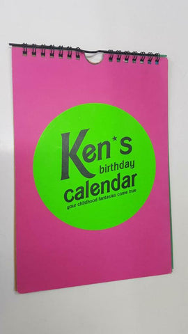 Kens birthday calendar, yout chilhood fantasies come true. Cada mes sale una muñeca del tipo Barbie