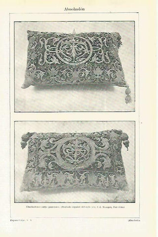 LAMINA ESPASA 33851: Almohadones de estilo plateresco