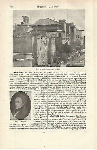 LAMINA ESPASA 33854: Castillo de la Almudaina en  Palma de Mallorca
