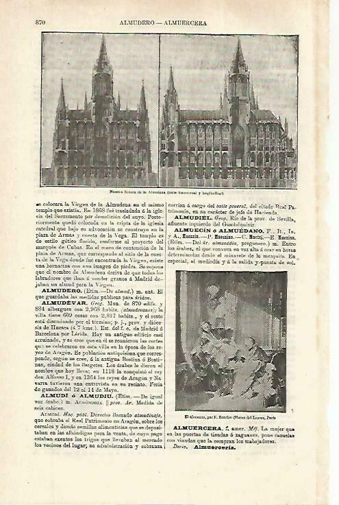 LAMINA ESPASA 33855: Basilica de Nuestra Señora de la Almudena
