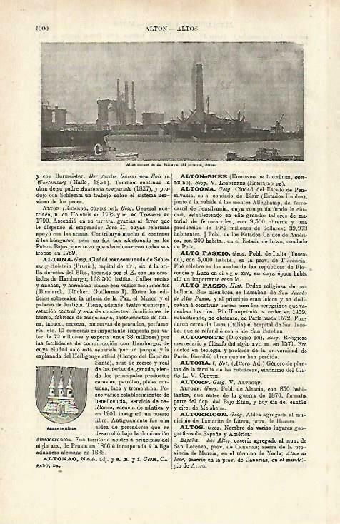 LAMINA ESPASA 33904: Altos hornos de La Vizcaya en Bilbao