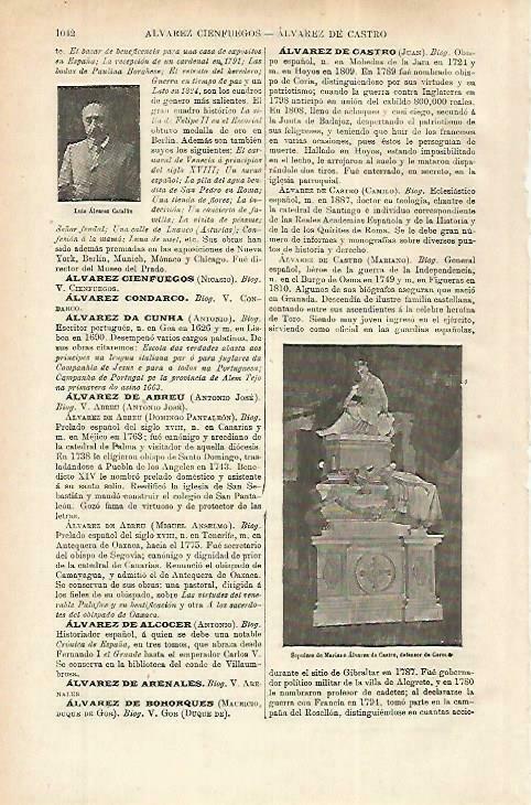 LAMINA ESPASA 33914: Sepulcro de Mariano Alvarez de Castro
