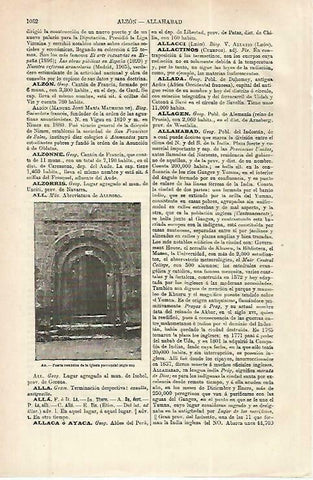 LAMINA ESPASA 33922: Puerta romanica de la iglesia de All
