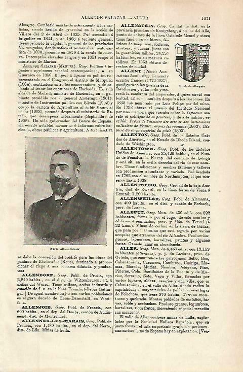 LAMINA ESPASA 33925: Manuel Allende Salazar