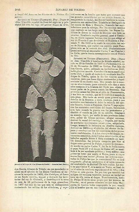 LAMINA ESPASA 33916: Armadura del duque de Alba Alvarez de Toledo