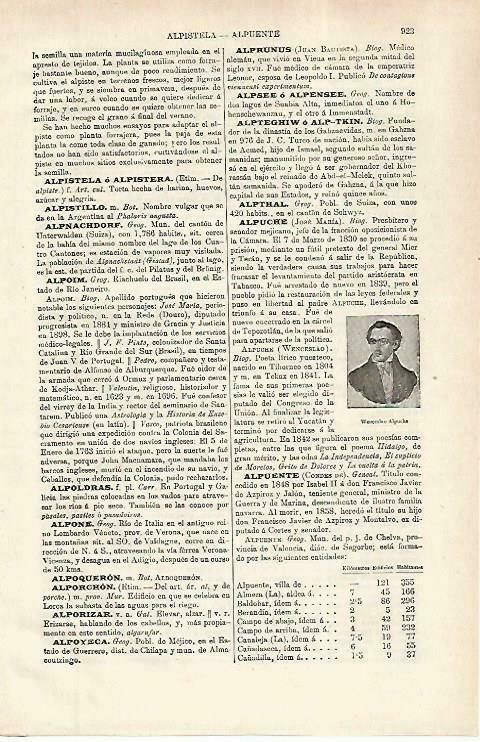 LAMINA ESPASA 33877: Wenceslao Alpuche
