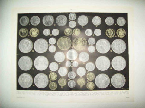 LAMINA ESPASA 33741: Monedas de Alfonso XIII