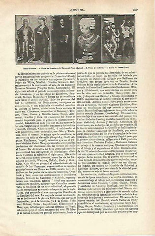 LAMINA ESPASA 33701: Cuadros de la escuela de Alemania