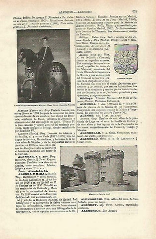 LAMINA ESPASA 33706: Castillo y escudo de Aleçon, Francia